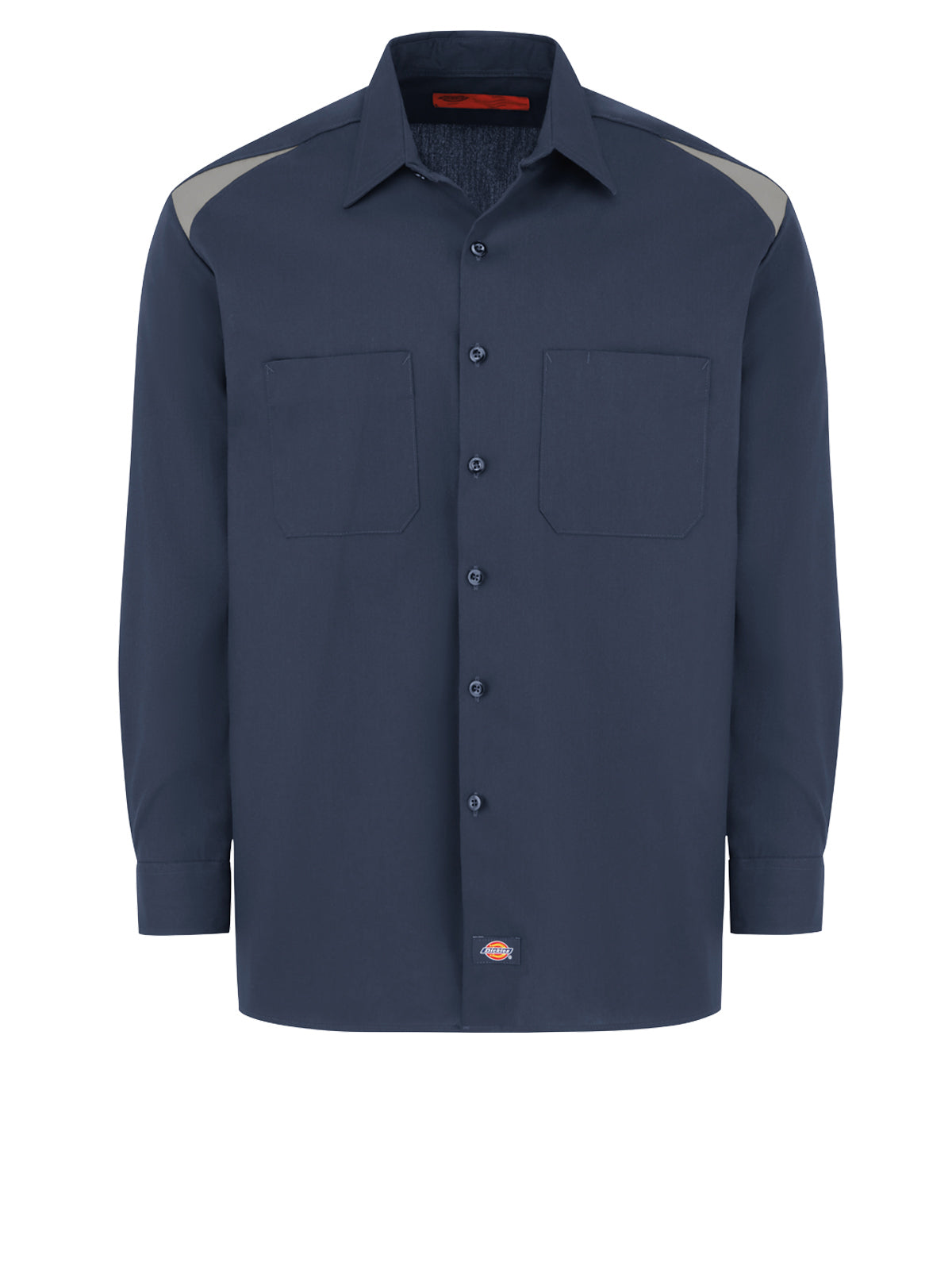 Men's Long Sleeve Performance Shirt - 6605 - Dark Navy/Smoke