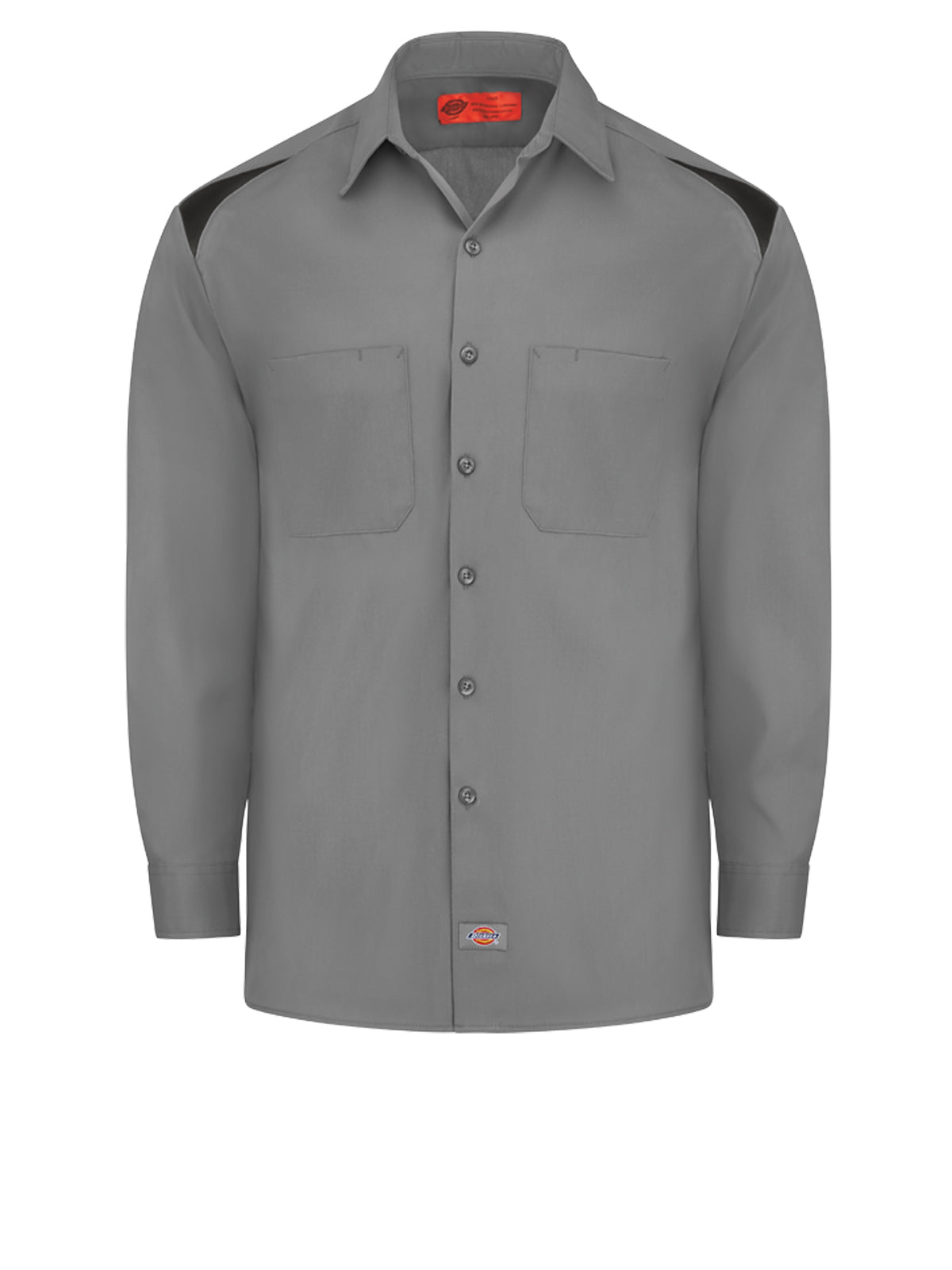 Men's Long Sleeve Performance Shirt - 6605 - Smoke/Black