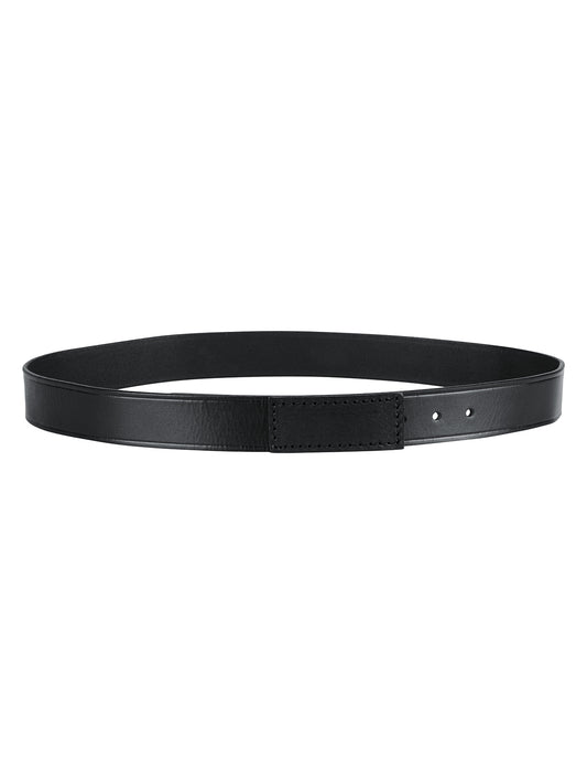 Unisex Zeroskratch Leather Belt - AB12 - Black