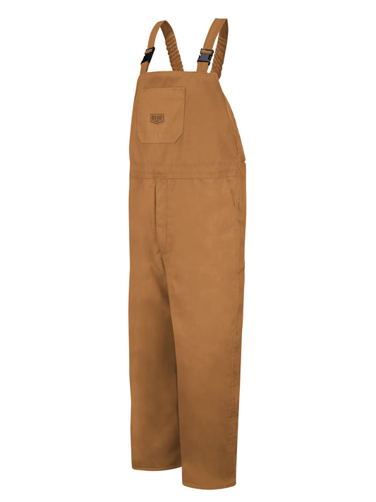 Men's Insulated Blended Duck Bib Overall - BD30 - Brown Duck