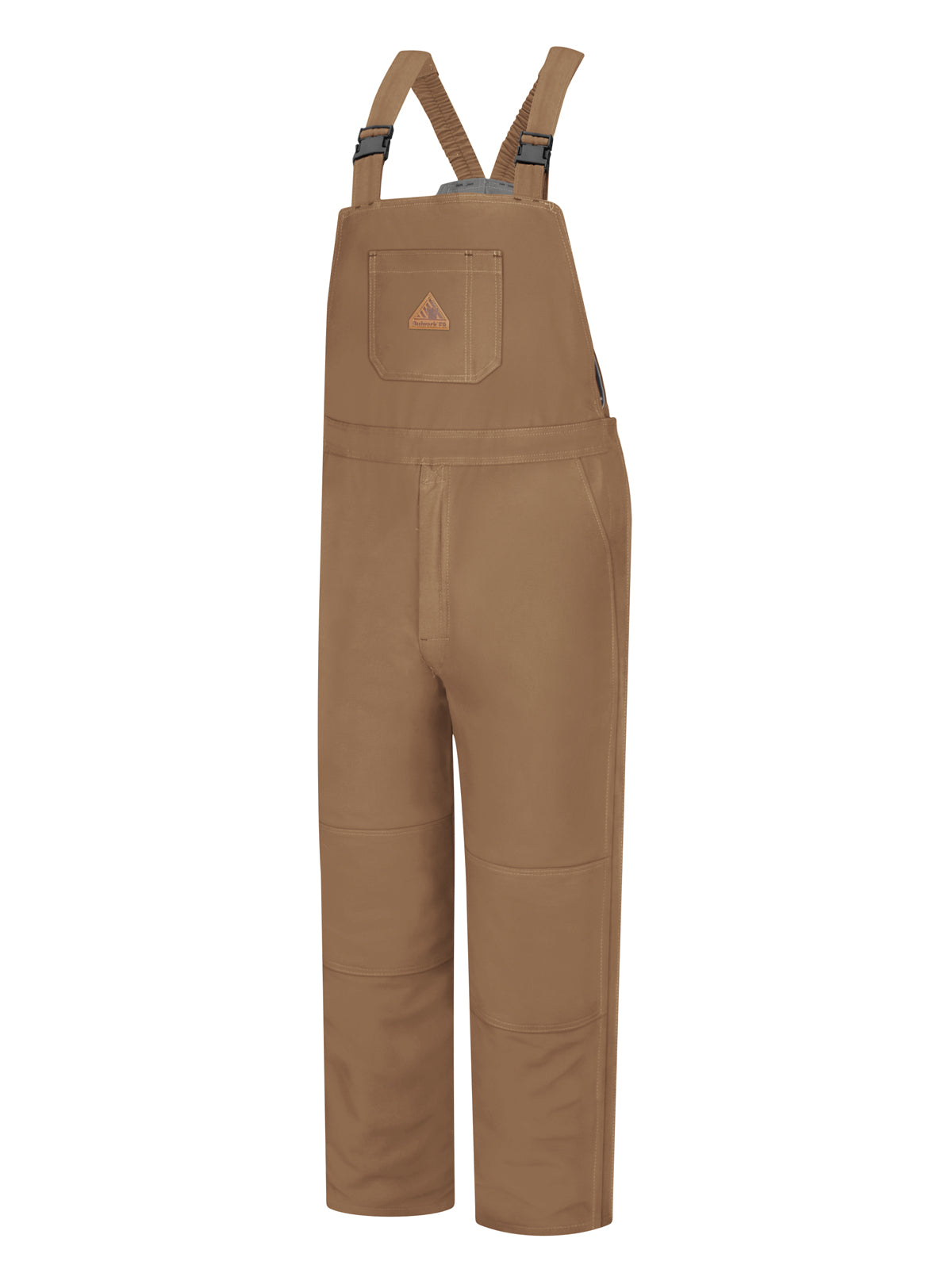 Men's Heavyweight Excel Flame-Resistant Deluxe Bib Overall - BLN4 - Brown Duck