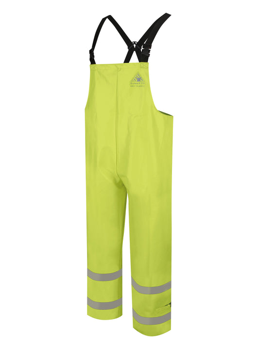 Men's Flame-Resistant Rainwear Bib Overall - BXN6 - Yellow