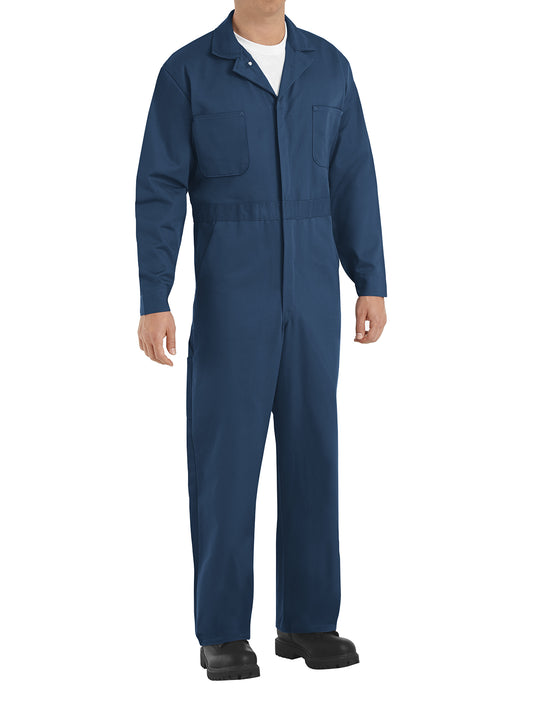 Men's Button-Front Coverall - CC16 - Navy