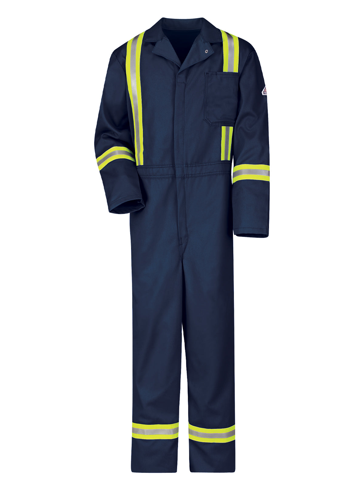 Men's Midweight Excel Flame-Resistant Reflective Classic Coverall - CECT - Navy