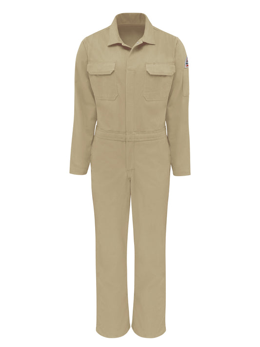 Women's Lightweight Excel Flame-Resistant Premium Coverall - CLB3 - Khaki