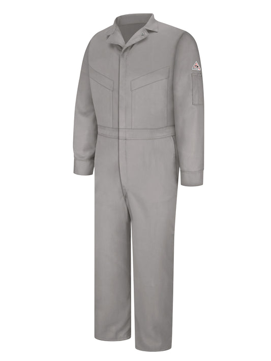 Men's Lightweight Excel Flame-Resistant Deluxe Coverall - CLD4 - Grey