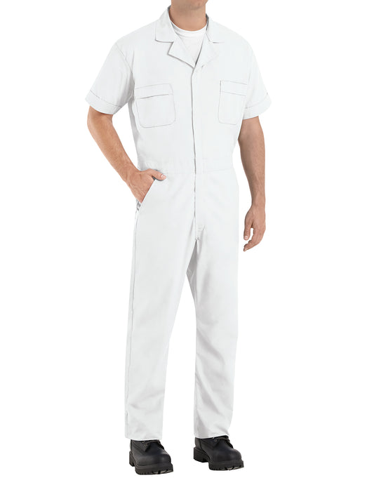 Men's Short Sleeve Speedsuit - CP40 - White