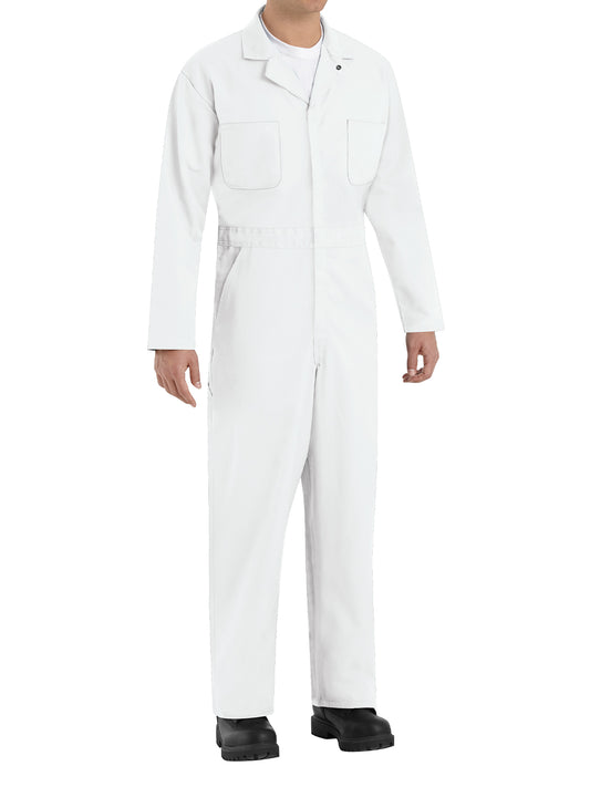 Men's Action Back Coverall - CT10 - White