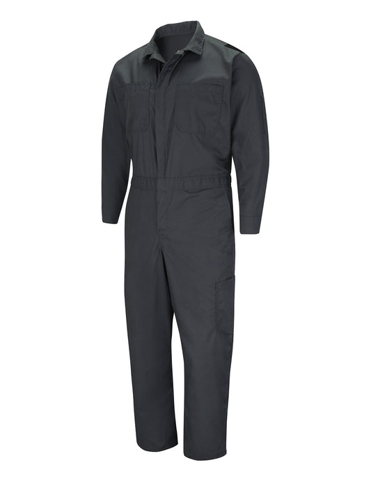 Unisex Performance Plus Lightweight Coverall with OilBlok Technology - CY34 - Charcoal/Black