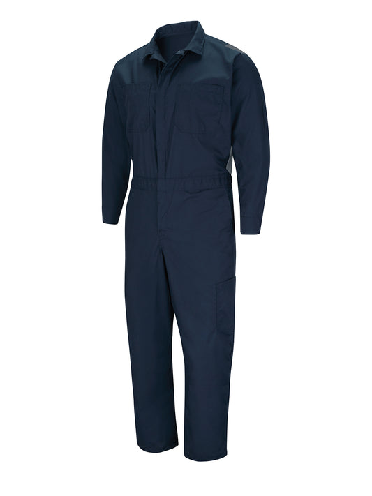 Unisex Performance Plus Lightweight Coverall with OilBlok Technology - CY34 - Navy/Charcoal