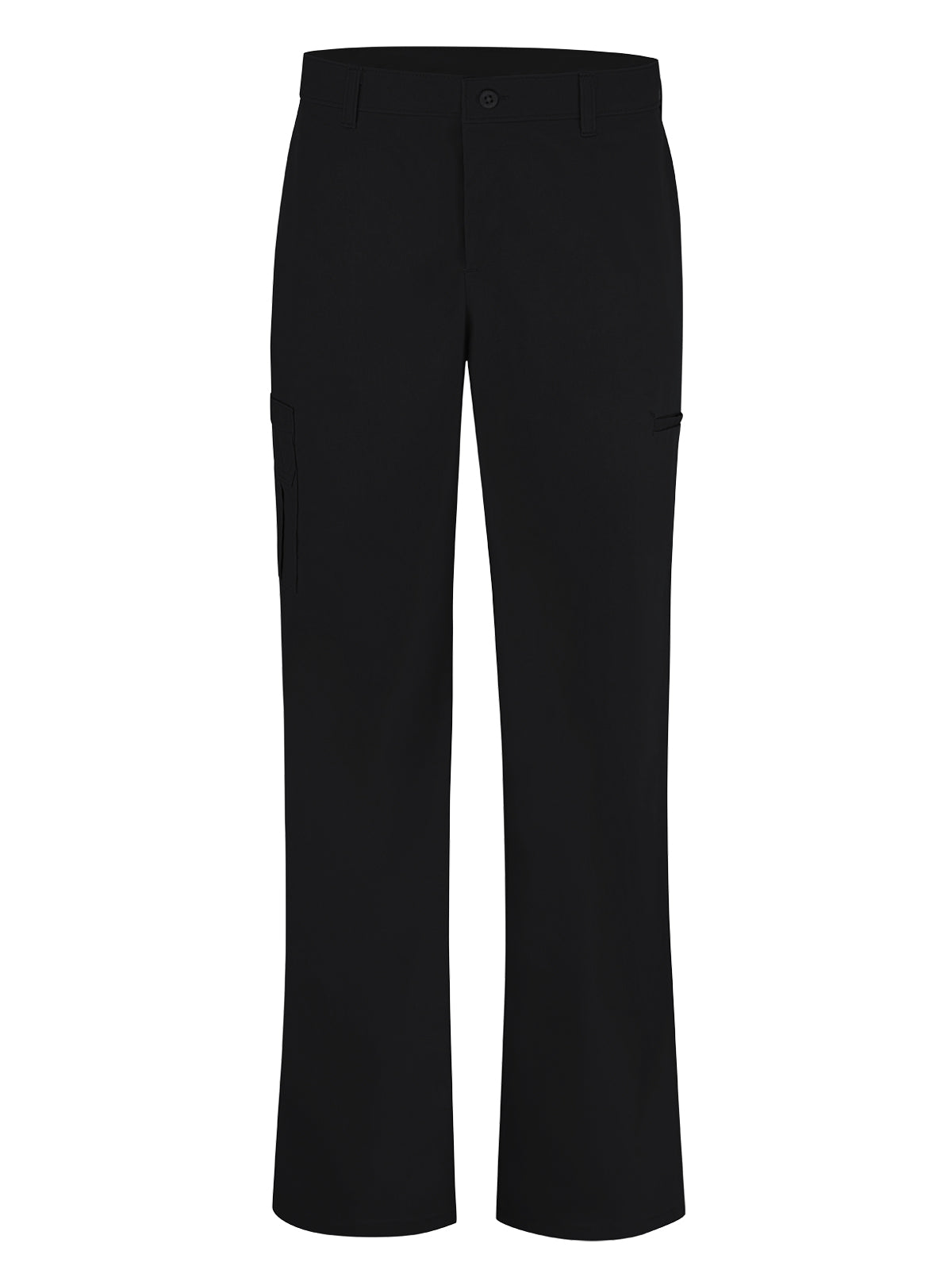 Women's Premium Relaxed Fit Twill Cargo Pant - FP23 - Black