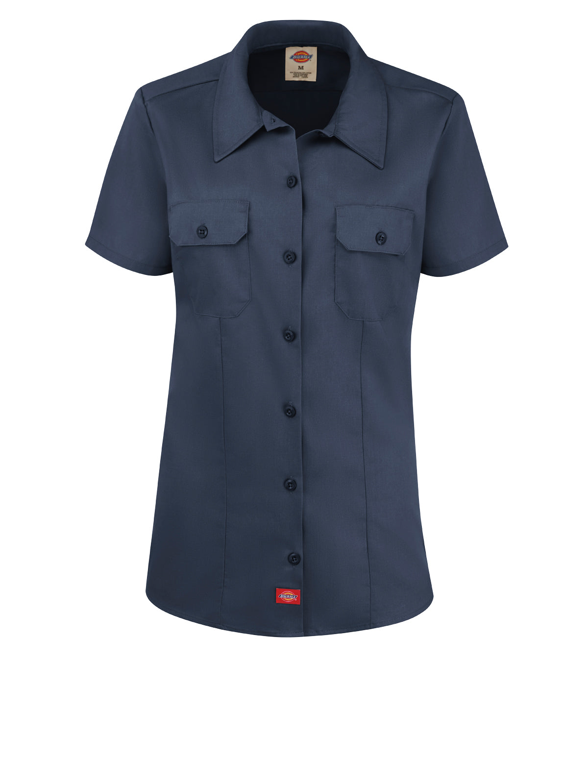 Women's Short-Sleeve Traditional Shirt - FS57 - Dark Navy