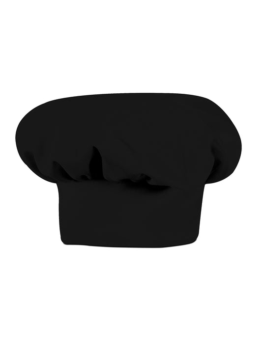 Unisex Hook and Loop Chef Hat - HP60 - Black