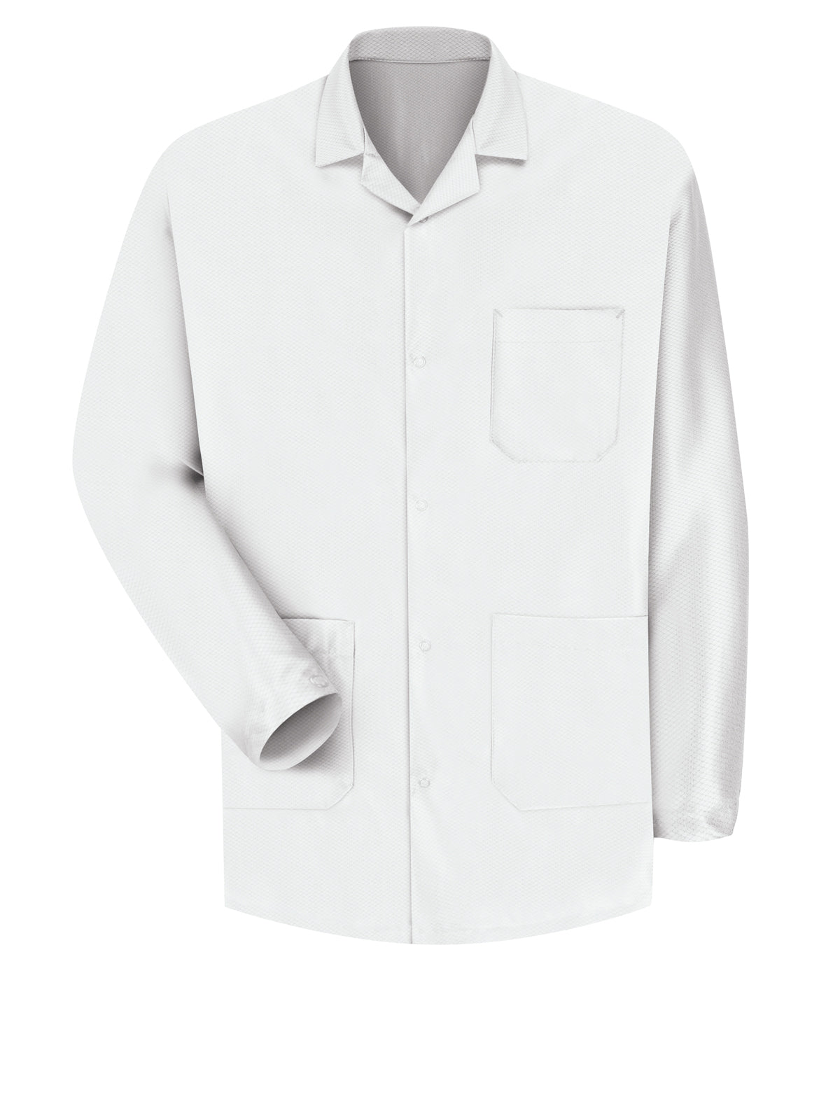 Unisex Anti-Static Counter Jacket - KK26 - White