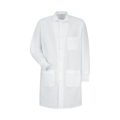 Unisex Lab Coat with Exterior Pocket - KP70 - White