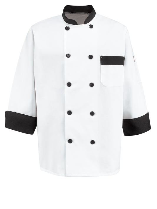 Men's 30" Garnish Chef Coat - KT74 - White