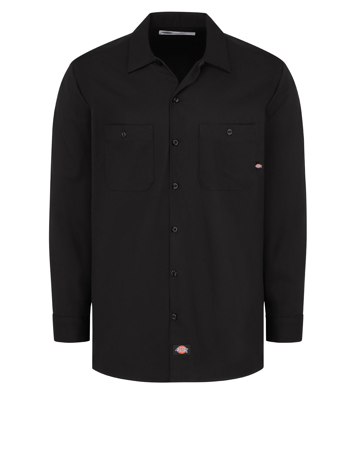 Men's Industrial Cotton Long-Sleeve Work Shirt - L307 - Black