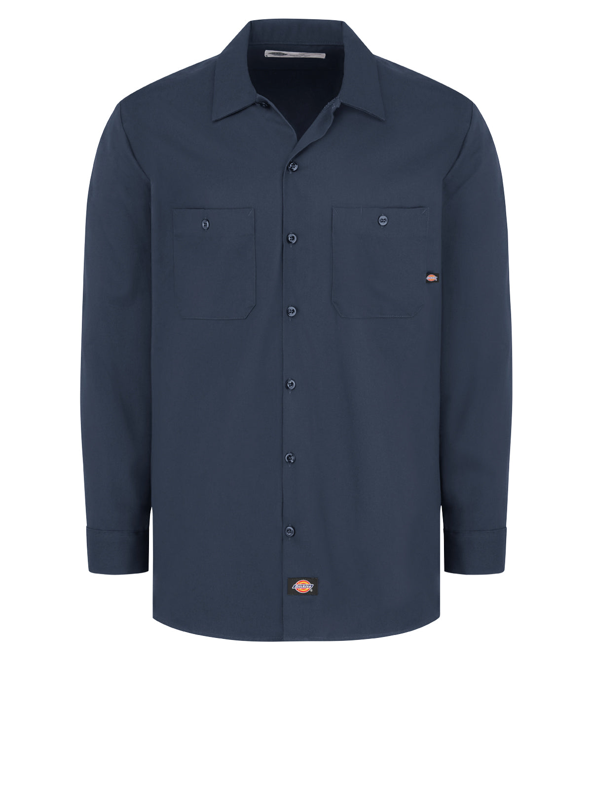 Men's Industrial Cotton Long-Sleeve Work Shirt - L307 - Dark Navy