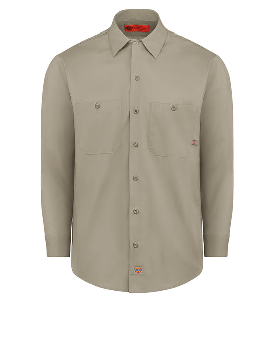 Men's Industrial Long-Sleeve Work Shirt - L535 - Desert Sand