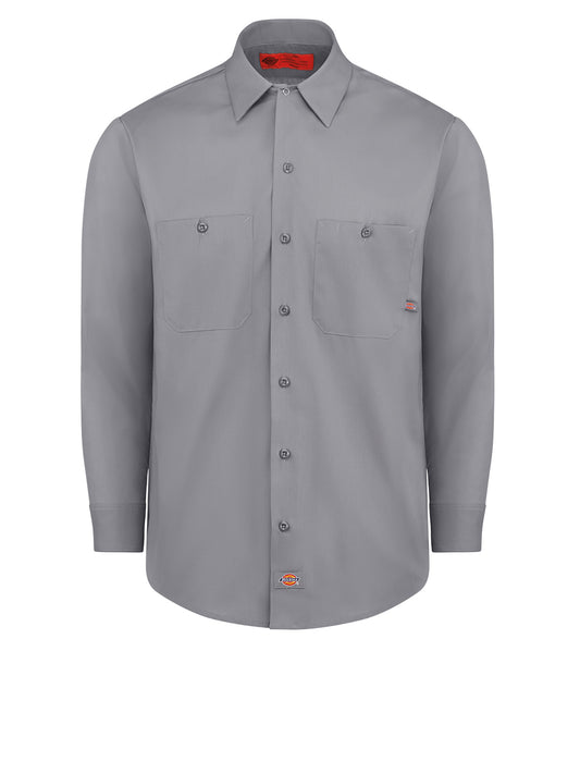 Men's Industrial Long-Sleeve Work Shirt - L535 - Graphite Gray