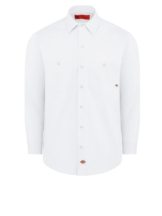 Men's Industrial Long-Sleeve Work Shirt - L535 - White