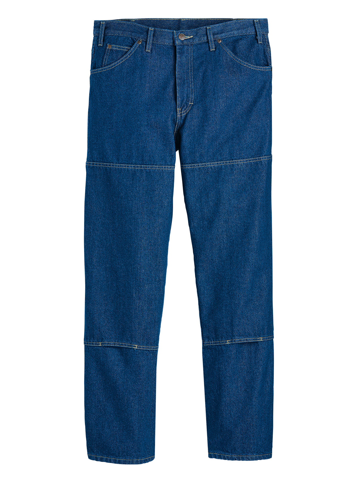 Men's Industrial Double Knee Jean - LD20 - Rinsed Indigo Blue