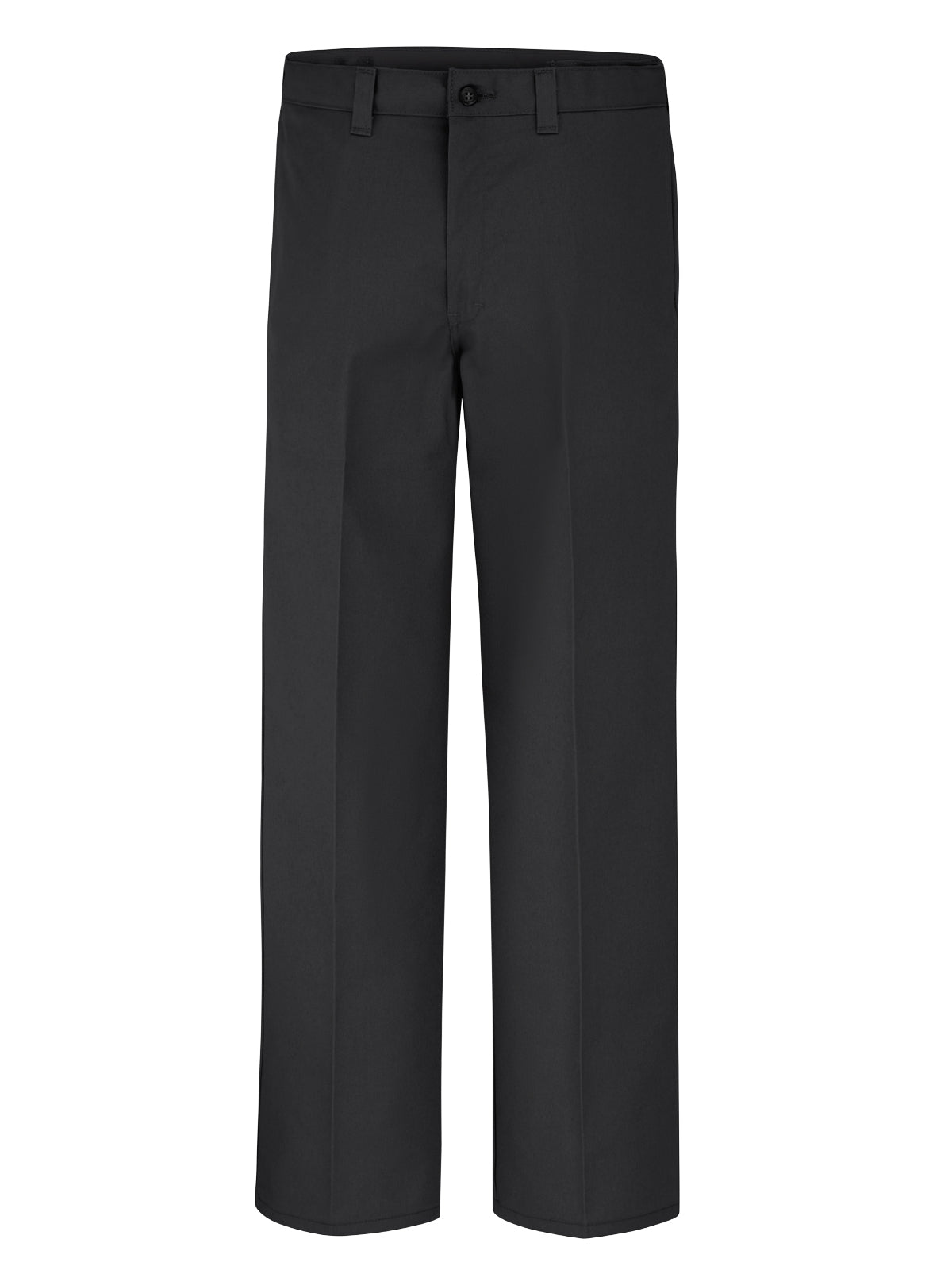 Men's Industrial Flat Front Comfort Waist Pant - LP17 - Black