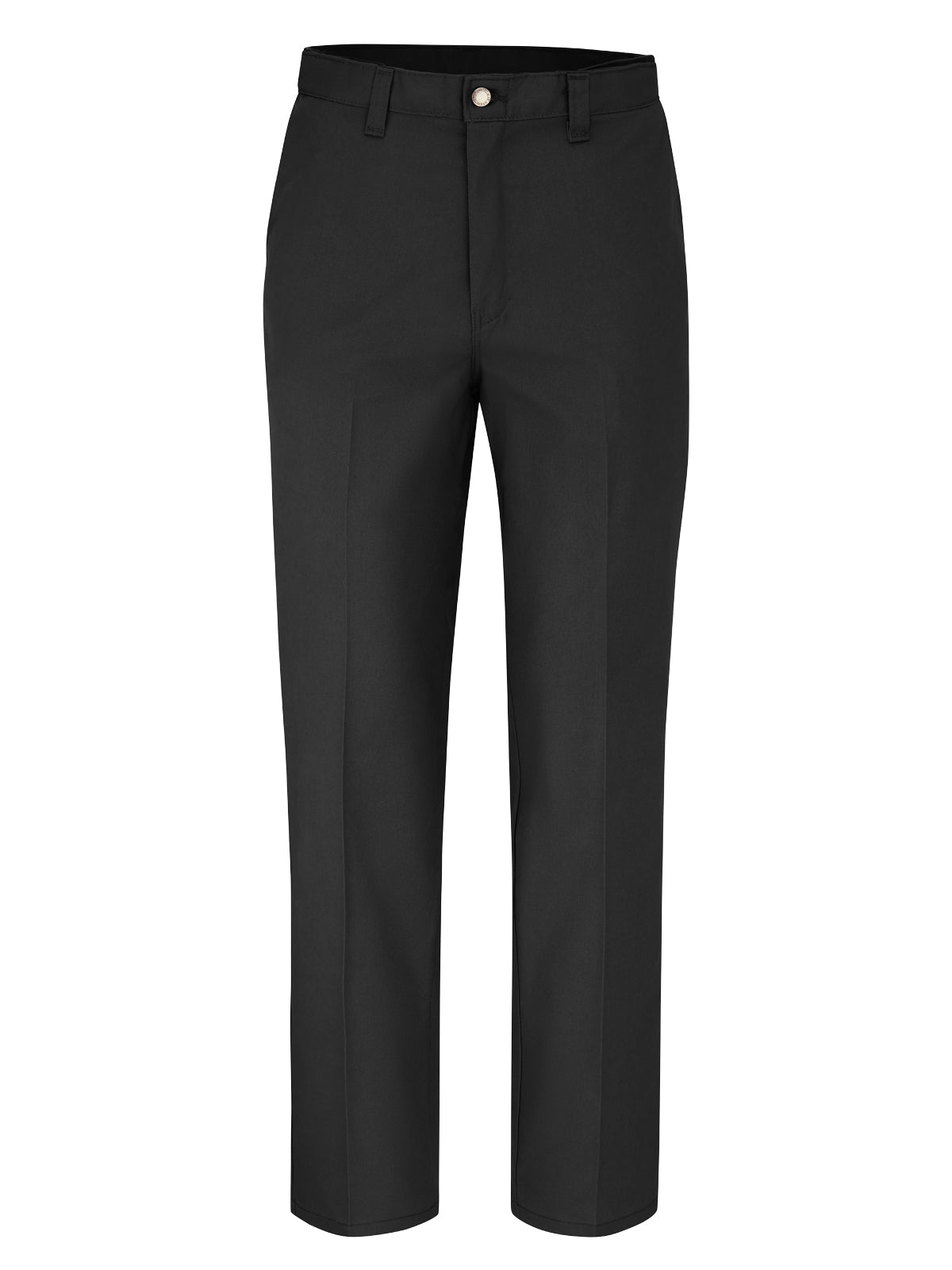 Men's Premium Industrial Flat Front Comfort Waist Pant - LP70 - Black