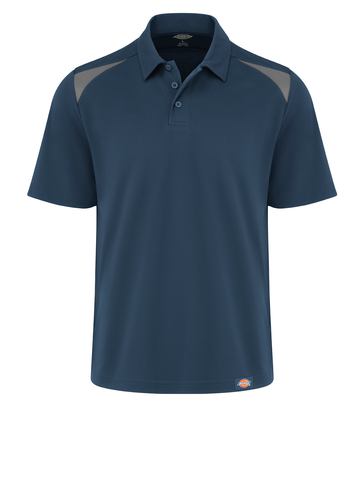 Men's Team Performance Short-Sleeve Polo - LS66 - Dark Navy/Smoke