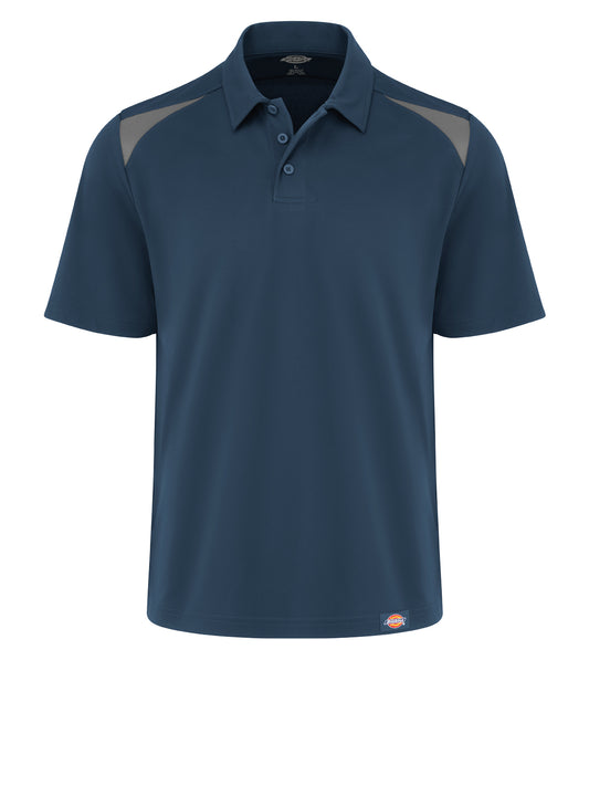 Men's Team Performance Short-Sleeve Polo - LS66 - Dark Navy/Smoke