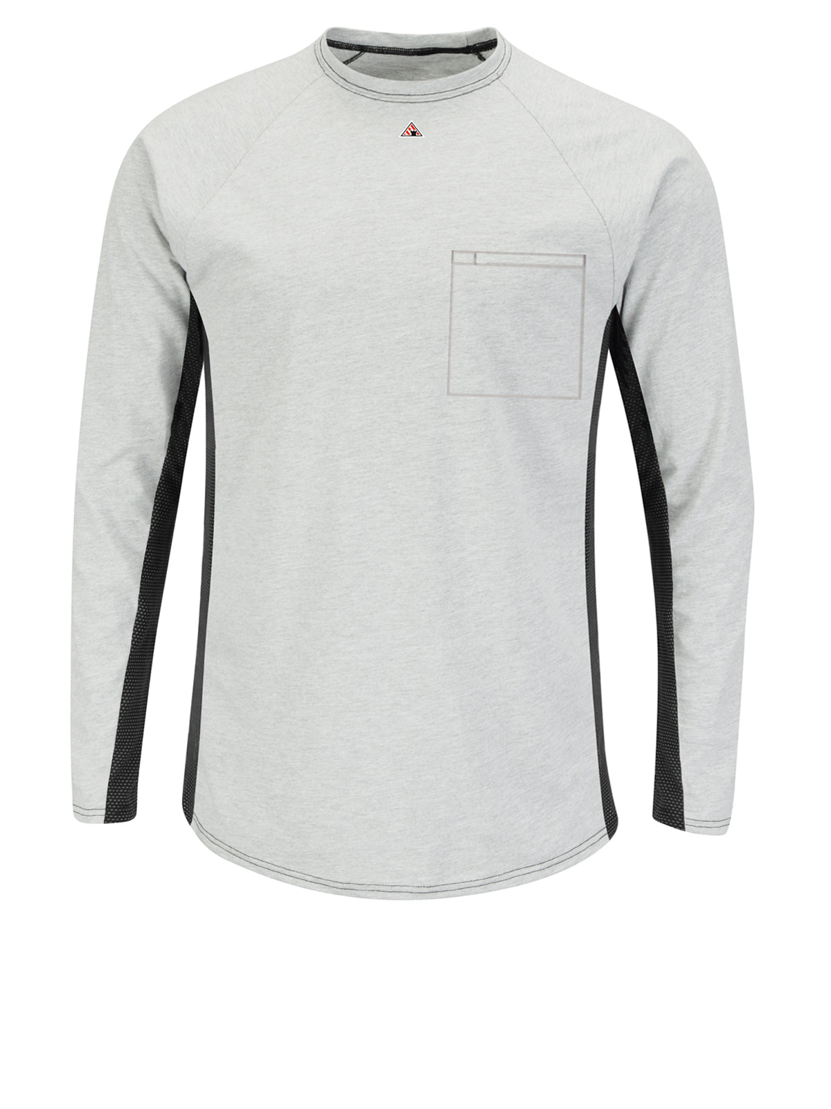 Men's Flame-Resistant Long Sleeve Base Layer Shirt - MPS8 - Grey