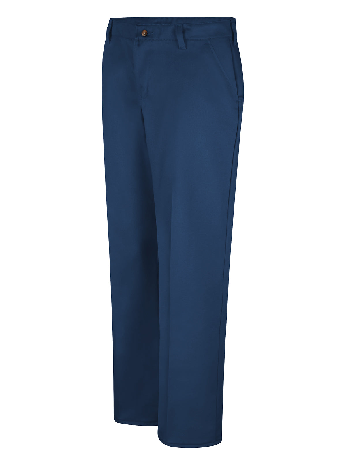 Women's Plain Front Cotton Pant - PC45 - Navy