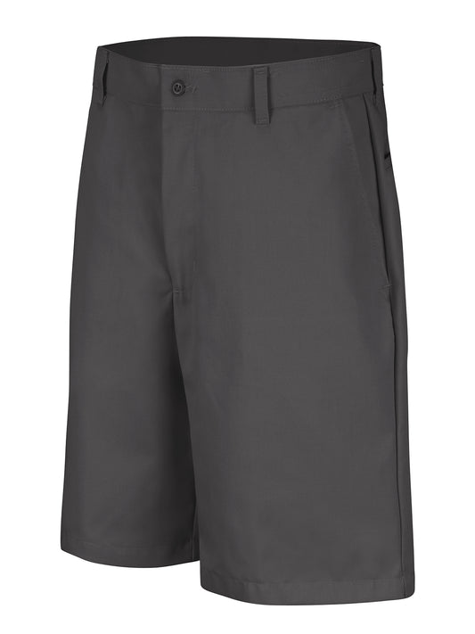 Men's Plain Front Shorts - PT26 - Charcoal