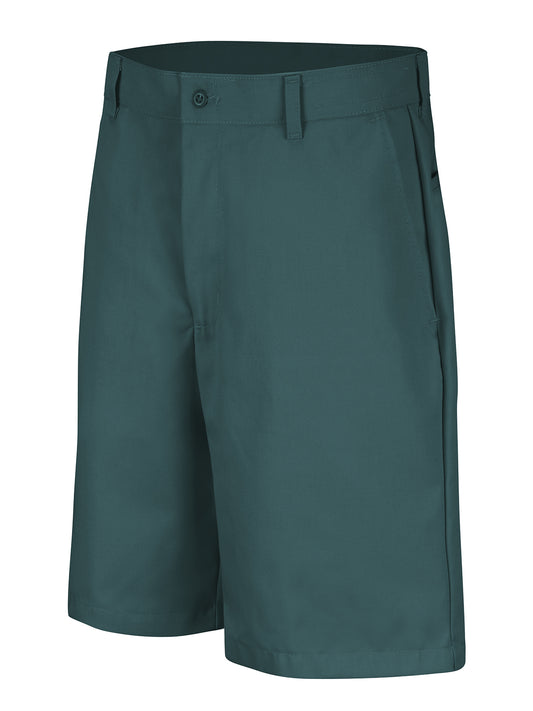 Men's Plain Front Shorts - PT26 - Spruce Green