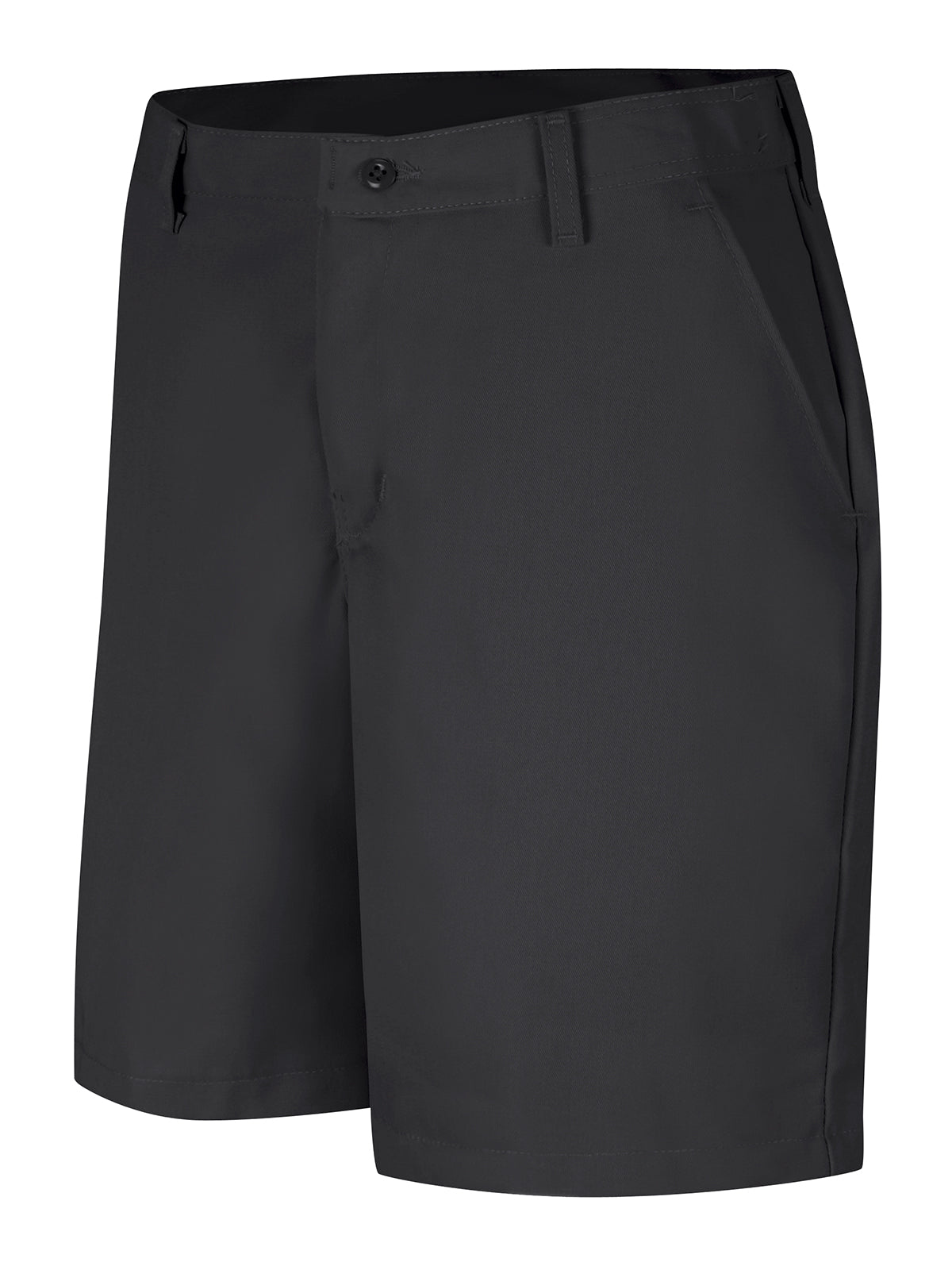 Women's Plain Front Shorts - PT27 - Black