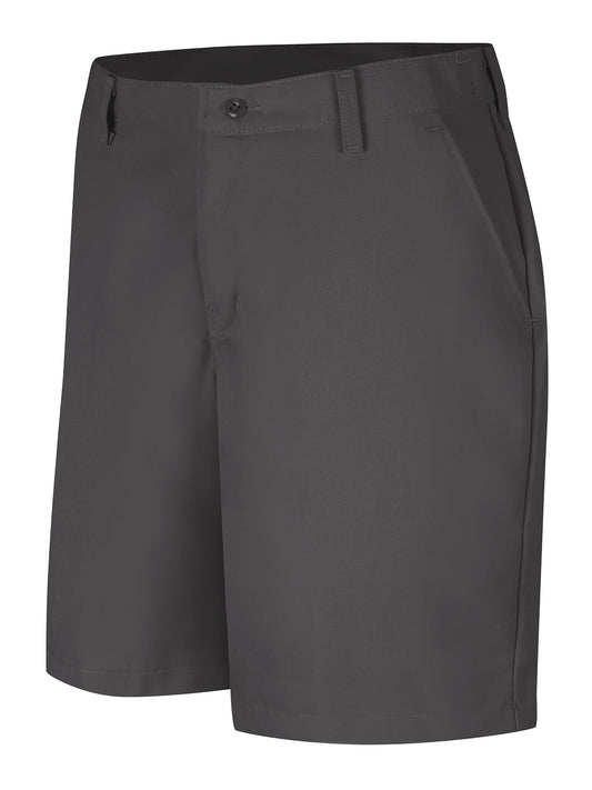 Women's Plain Front Shorts - PT27 - Charcoal