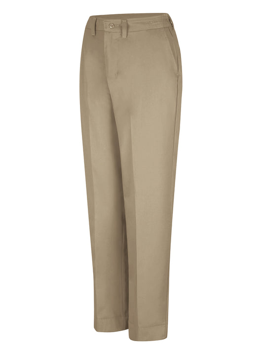 Women's Elastic Insert Work Pant - PT61 - Khaki