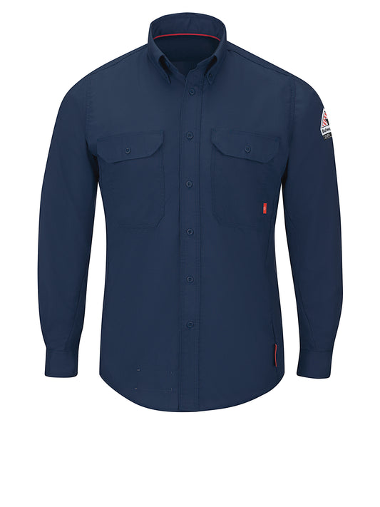 iQ Series® Men's Lightweight Comfort Woven Shirt - QS24 - Navy
