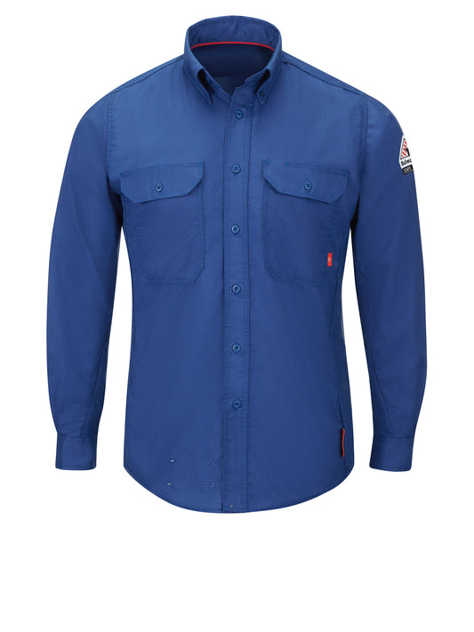 iQ Series® Men's Lightweight Comfort Woven Shirt - QS24 - Royal Blue