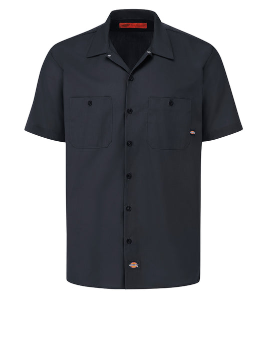 Men's Industrial Short-Sleeve Work Shirt - S535 - Black