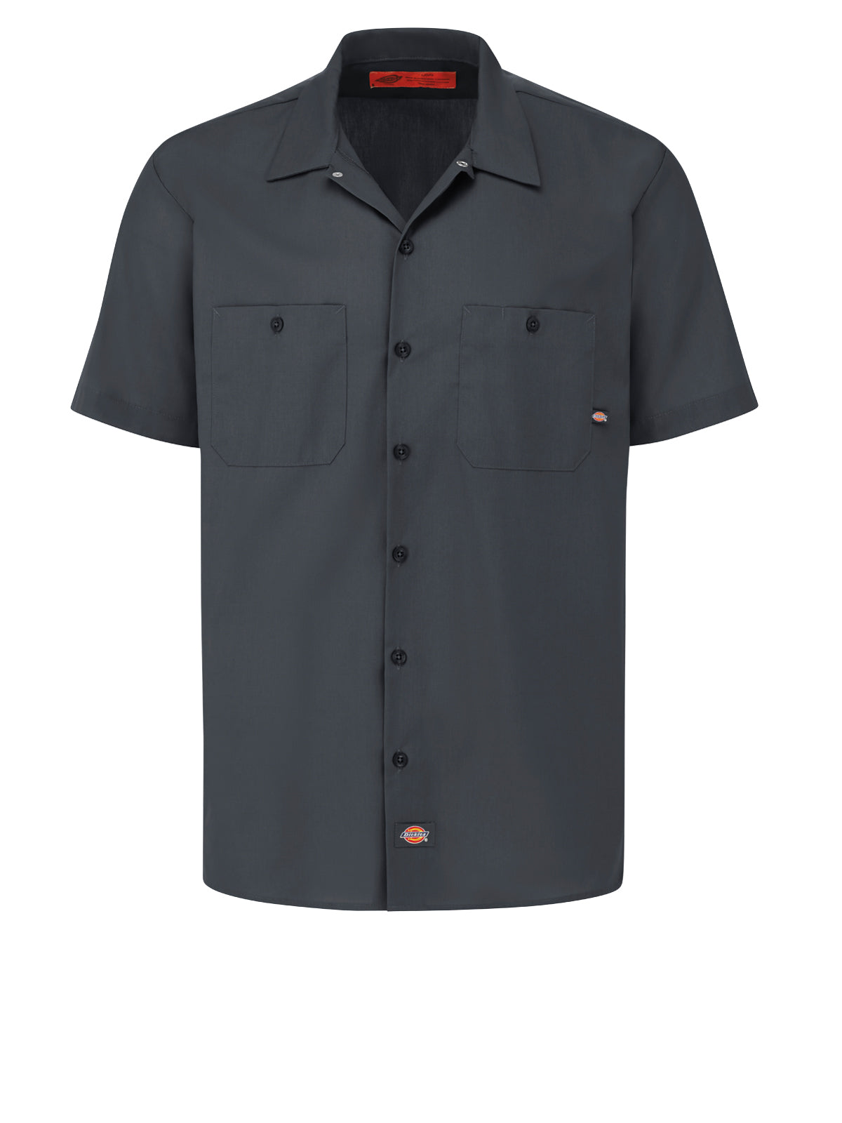 Men's Industrial Short-Sleeve Work Shirt - S535 - Dark Charcoal