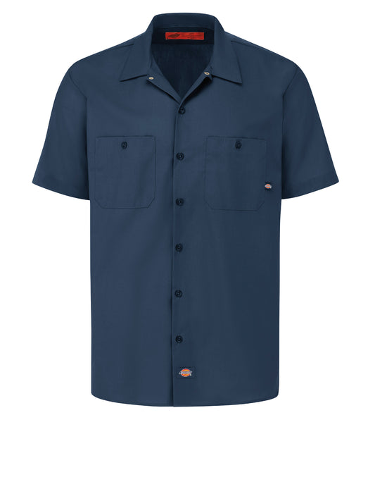 Men's Industrial Short-Sleeve Work Shirt - S535 - Dark Navy