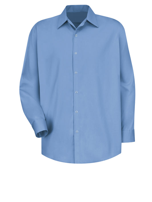 Men's Long Sleeve Specialized Cotton Work Shirt - SC16 - Light Blue