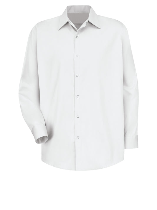 Men's Long Sleeve Specialized Cotton Work Shirt - SC16 - White