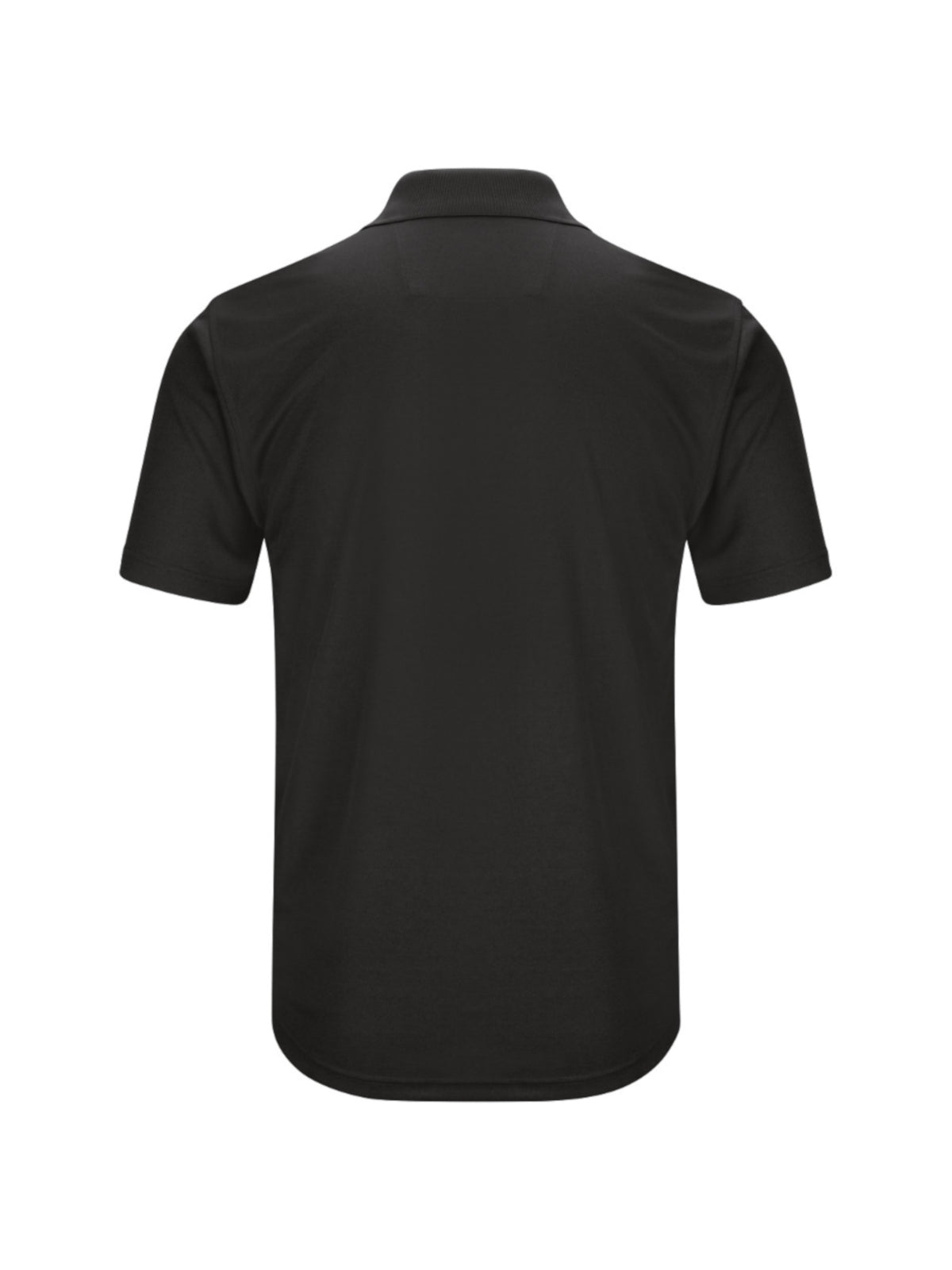 Men's Short Sleeve Performance Knit Pocketless Core Polo - SK96 - Black