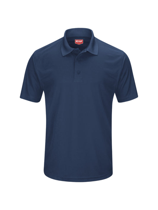 Men's Short Sleeve Performance Knit Pocketless Core Polo - SK96 - Navy