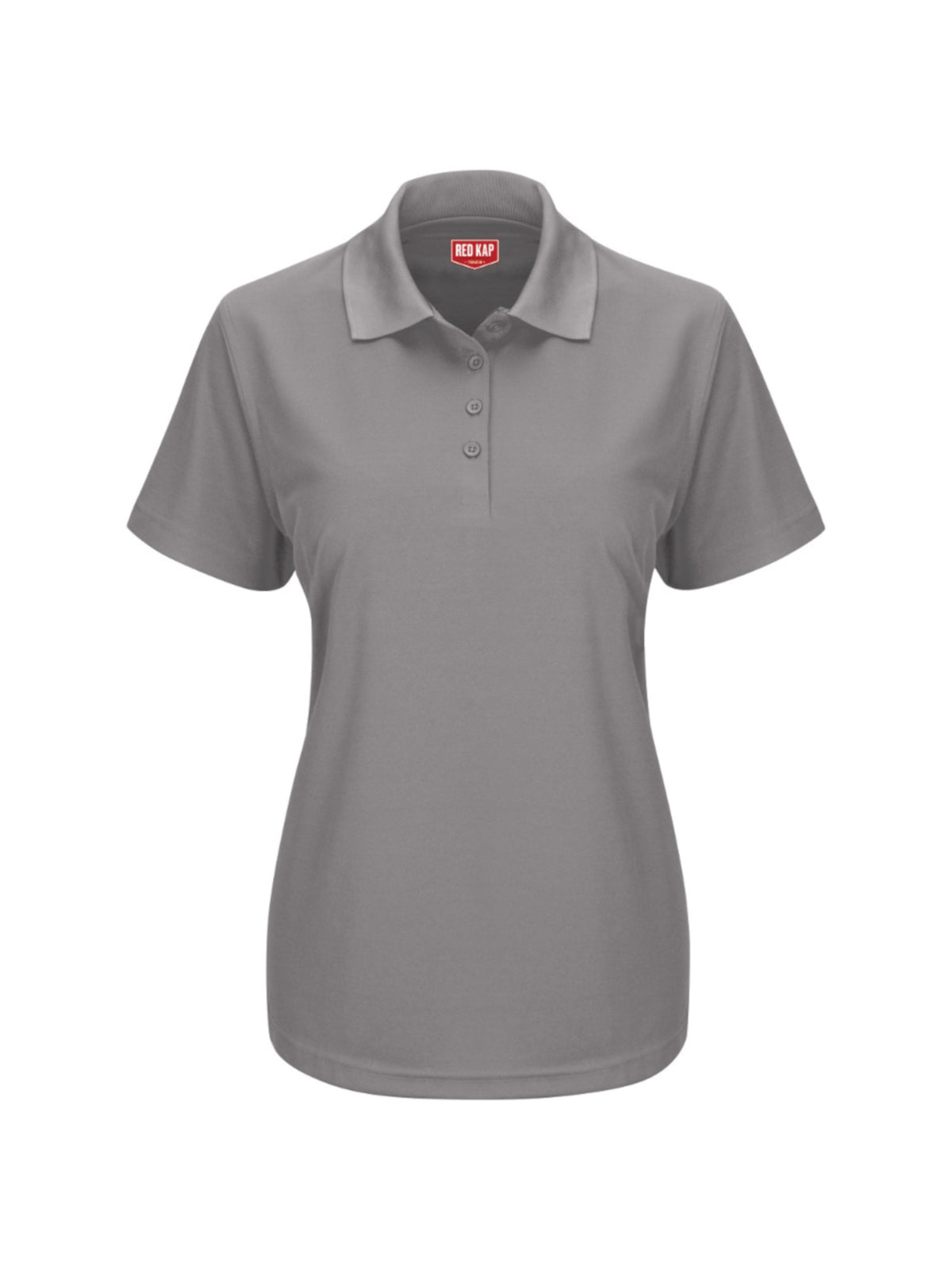 Women's Short Sleeve Performance Knit Pocketless Core Polo - SK97 - Grey