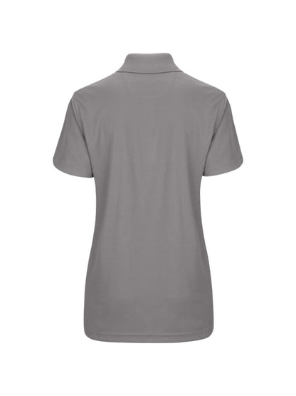 Women's Short Sleeve Performance Knit Pocketless Core Polo - SK97 - Grey