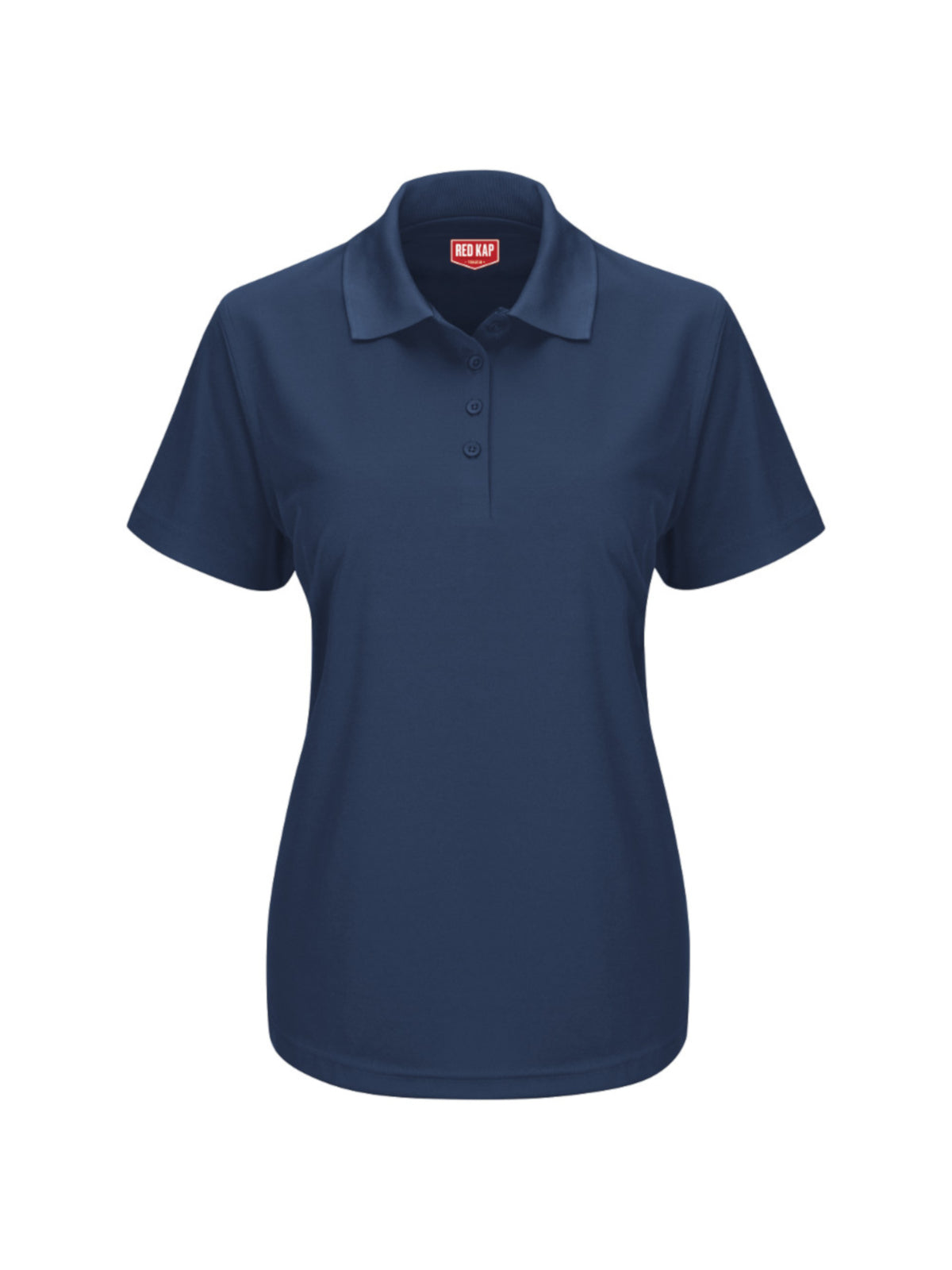 Women's Short Sleeve Performance Knit Pocketless Core Polo - SK97 - Navy