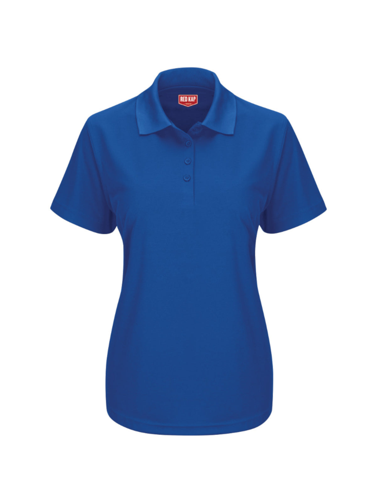 Women's Short Sleeve Performance Knit Pocketless Core Polo - SK97 - Royal Blue